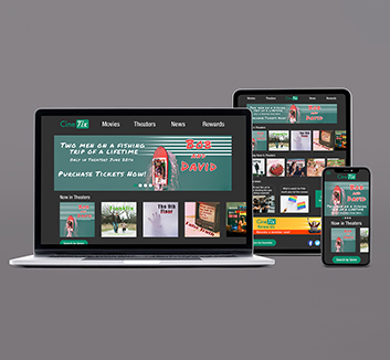 CineTix Responsive Web Design Case Study